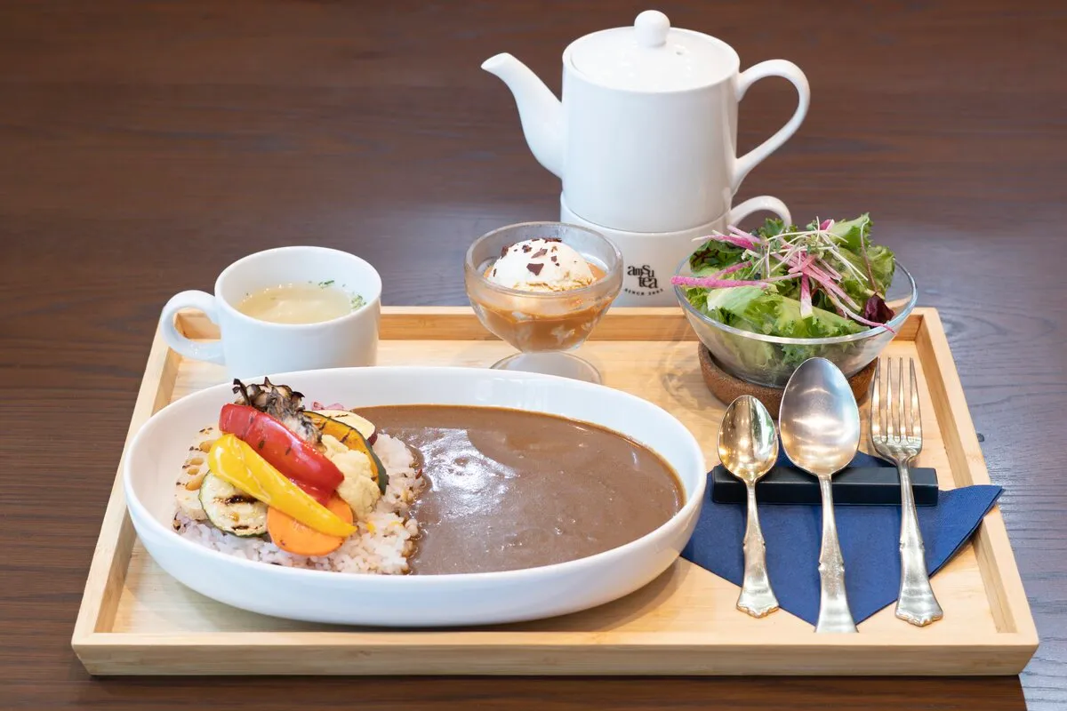 グリル野菜のスパイスカレーセット